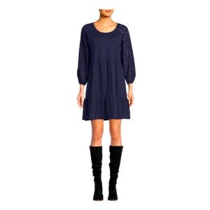 Women’s Eyelet Sleeve Dress